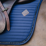 Kentucky Horsewear Saddle Pad Pearls Jumping - Navy - Kentucky Horsewear - Equiluxe Tack
