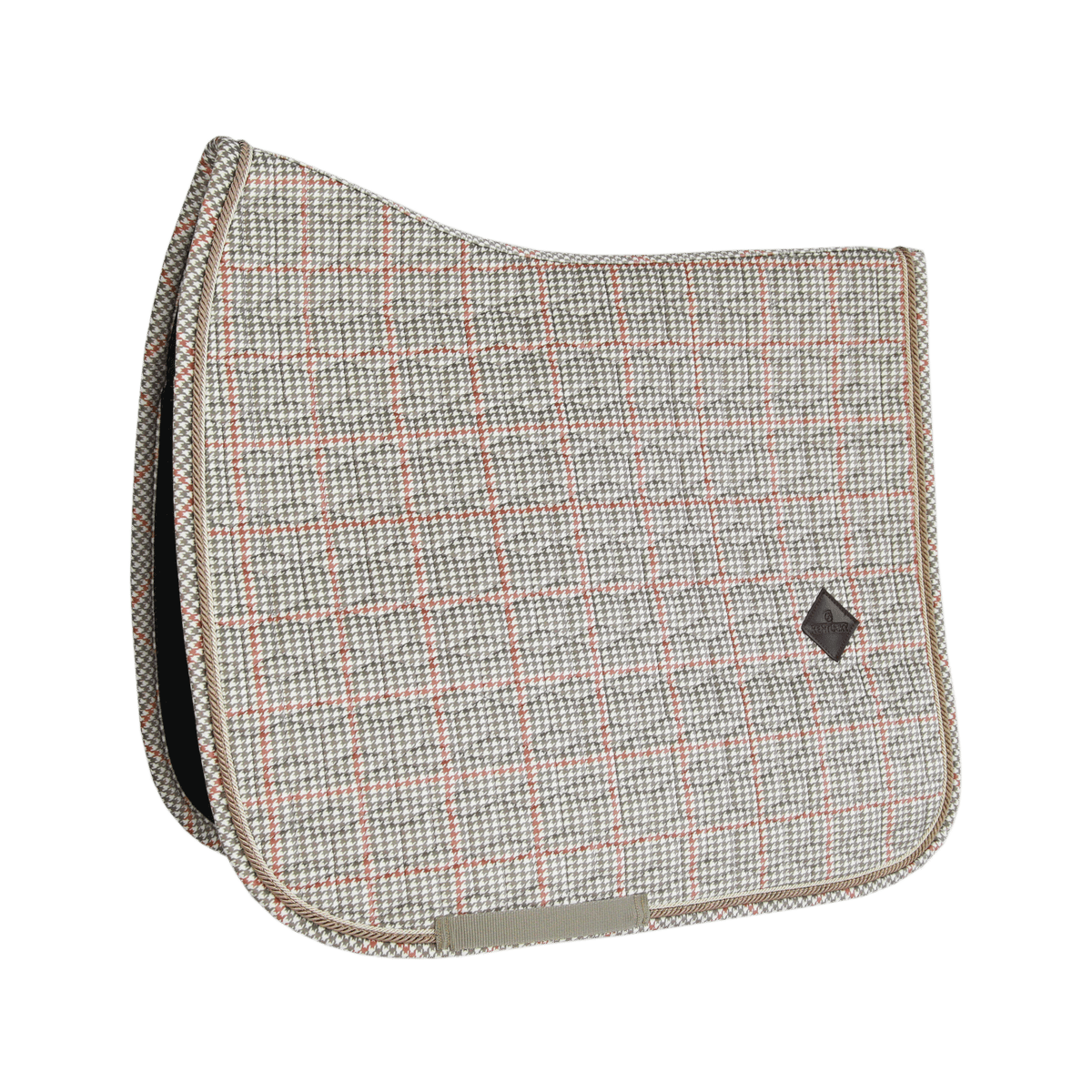 Kentucky Horsewear Saddle Pad Pied De Poule Dressage - Beige - Kentucky Horsewear - Equiluxe Tack