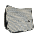 Kentucky Horsewear Saddle Pad Pied De Poule Dressage - Brown - Kentucky Horsewear - Equiluxe Tack