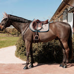 Kentucky Horsewear Saddle Pad Pied De Poule Jumping - Bordeaux - Kentucky Horsewear - Equiluxe Tack