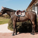 Kentucky Horsewear Saddle Pad Pied De Poule Jumping - Bordeaux - Kentucky Horsewear - Equiluxe Tack