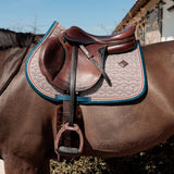 Kentucky Horsewear Saddle Pad Pied De Poule Jumping - Bordeaux - Kentucky Horsewear - Equiluxe Tack