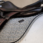 Kentucky Horsewear Saddle Pad Pied De Poule Jumping - Brown - Kentucky Horsewear - Equiluxe Tack