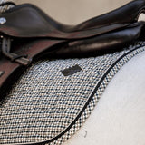 Kentucky Horsewear Saddle Pad Pied De Poule Jumping - Brown - Kentucky Horsewear - Equiluxe Tack