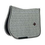 Kentucky Horsewear Saddle Pad Pied De Poule Jumping - Brown - Kentucky Horsewear - Equiluxe Tack