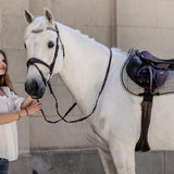 Kentucky Horsewear Saddle Pad Pied De Poule Jumping - Brown - Kentucky Horsewear - Equiluxe Tack
