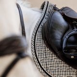 Kentucky Horsewear Saddle Pad Pied De Poule Jumping - Brown - Kentucky Horsewear - Equiluxe Tack
