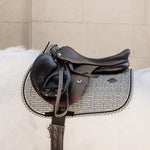 Kentucky Horsewear Saddle Pad Pied De Poule Jumping - Brown - Kentucky Horsewear - Equiluxe Tack