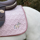 Kentucky Horsewear Saddle Pad Unicorn Head Glitter - Kentucky Horsewear - Equiluxe Tack