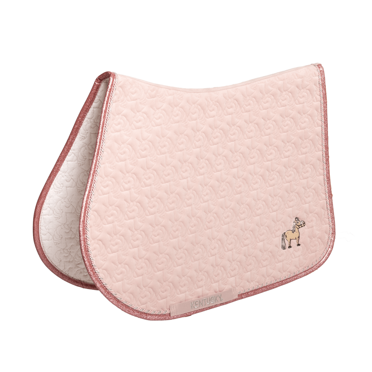 Kentucky Horsewear Saddle Pad Unicorn Head Glitter - Kentucky Horsewear - Equiluxe Tack