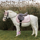 Kentucky Horsewear Saddle Pad Unicorn Head Glitter - Kentucky Horsewear - Equiluxe Tack