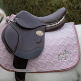 Kentucky Horsewear Saddle Pad Unicorn Head Glitter - Kentucky Horsewear - Equiluxe Tack