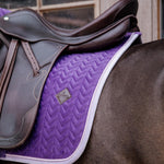 Kentucky Horsewear Saddle Pad Velvet Contrast Dressage - Kentucky Horsewear - Equiluxe Tack