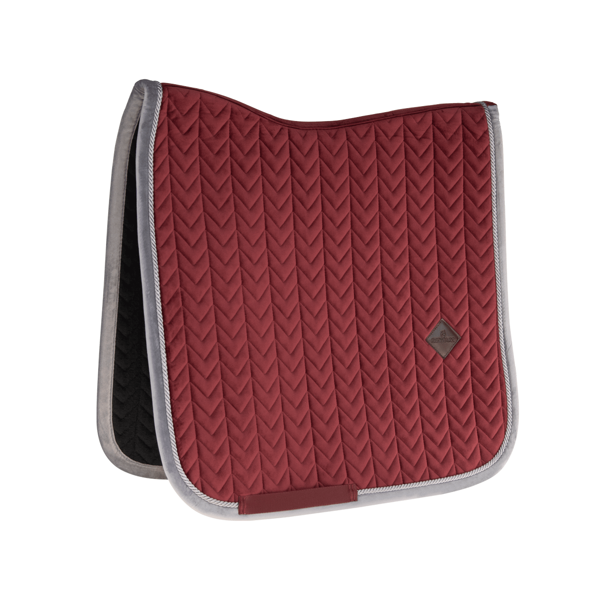 Kentucky Horsewear Saddle Pad Velvet Contrast Dressage - Kentucky Horsewear - Equiluxe Tack