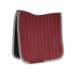 Kentucky Horsewear Saddle Pad Velvet Contrast Dressage - Kentucky Horsewear - Equiluxe Tack