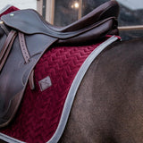 Kentucky Horsewear Saddle Pad Velvet Contrast Dressage - Kentucky Horsewear - Equiluxe Tack