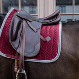 Kentucky Horsewear Saddle Pad Velvet Contrast Dressage - Kentucky Horsewear - Equiluxe Tack
