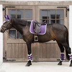 Kentucky Horsewear Saddle Pad Velvet Contrast Dressage - Kentucky Horsewear - Equiluxe Tack