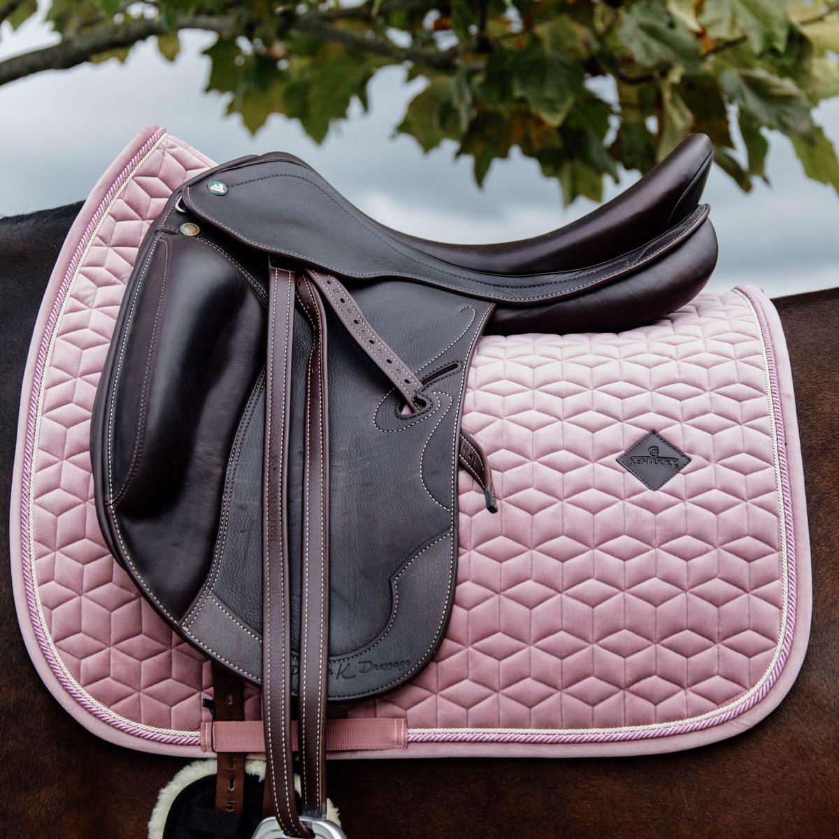 Kentucky Horsewear Saddle Pad Velvet Dressage - Kentucky Horsewear - Equiluxe Tack