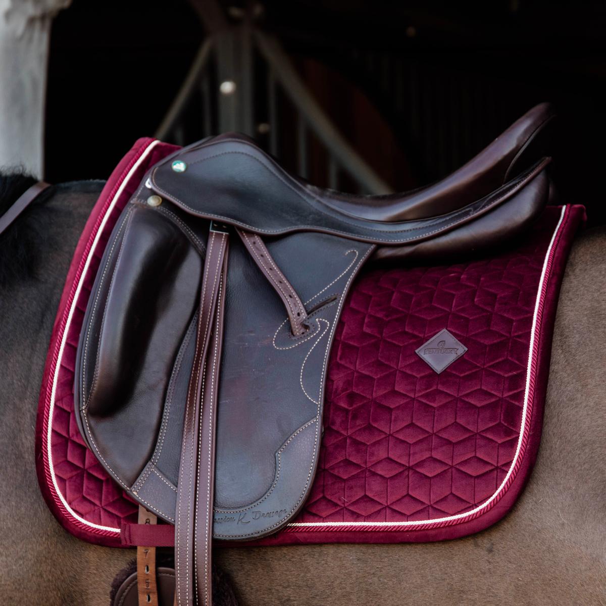 Kentucky Horsewear Saddle Pad Velvet Dressage - Kentucky Horsewear - Equiluxe Tack
