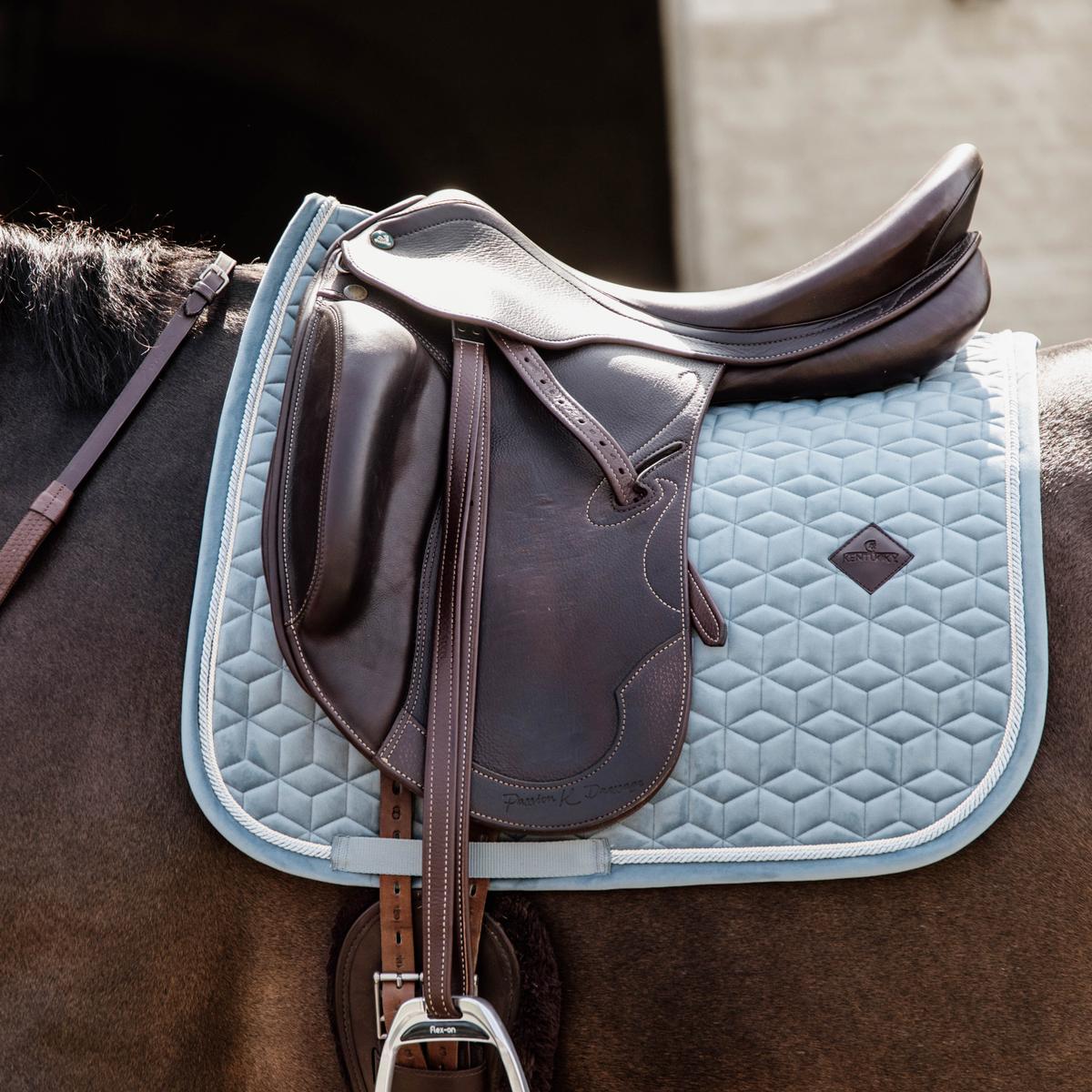 Kentucky Horsewear Saddle Pad Velvet Dressage - Kentucky Horsewear - Equiluxe Tack