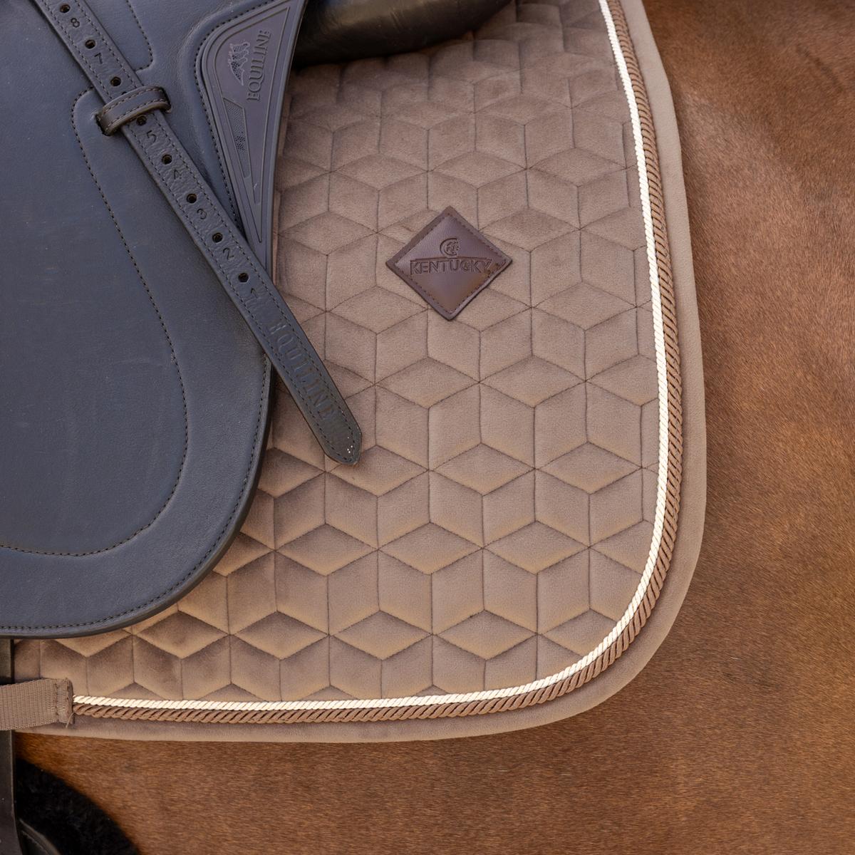 Kentucky Horsewear Saddle Pad Velvet Dressage - Kentucky Horsewear - Equiluxe Tack