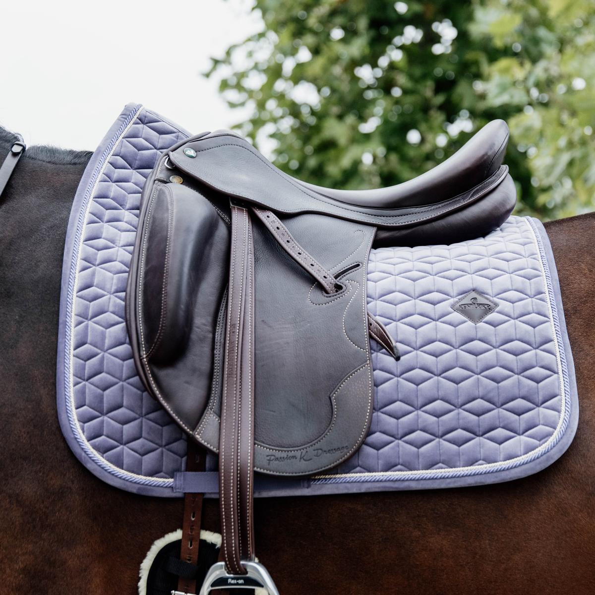 Kentucky Horsewear Saddle Pad Velvet Dressage - Kentucky Horsewear - Equiluxe Tack