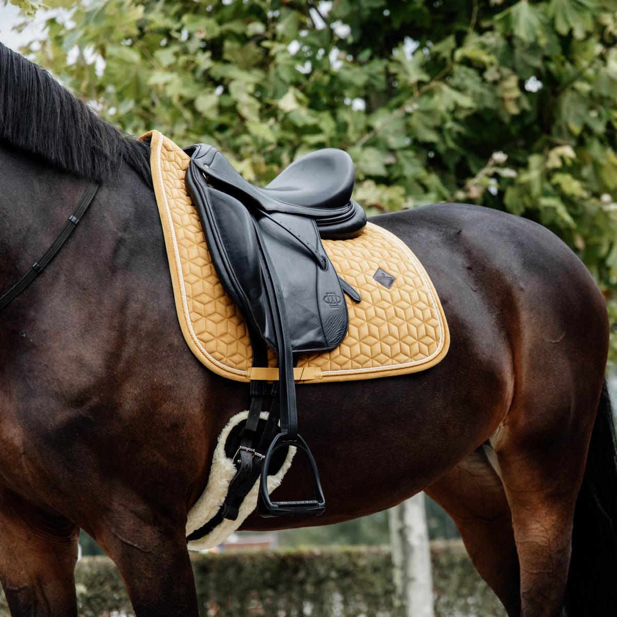 Kentucky Horsewear Saddle Pad Velvet Dressage - Kentucky Horsewear - Equiluxe Tack