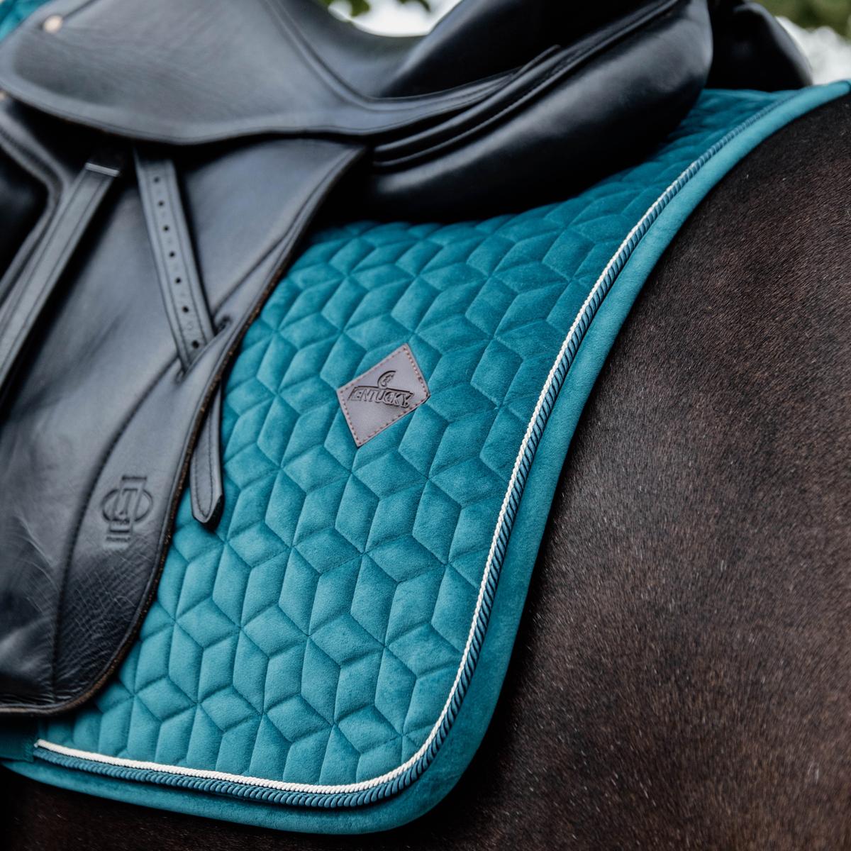 Kentucky Horsewear Saddle Pad Velvet Dressage - Kentucky Horsewear - Equiluxe Tack