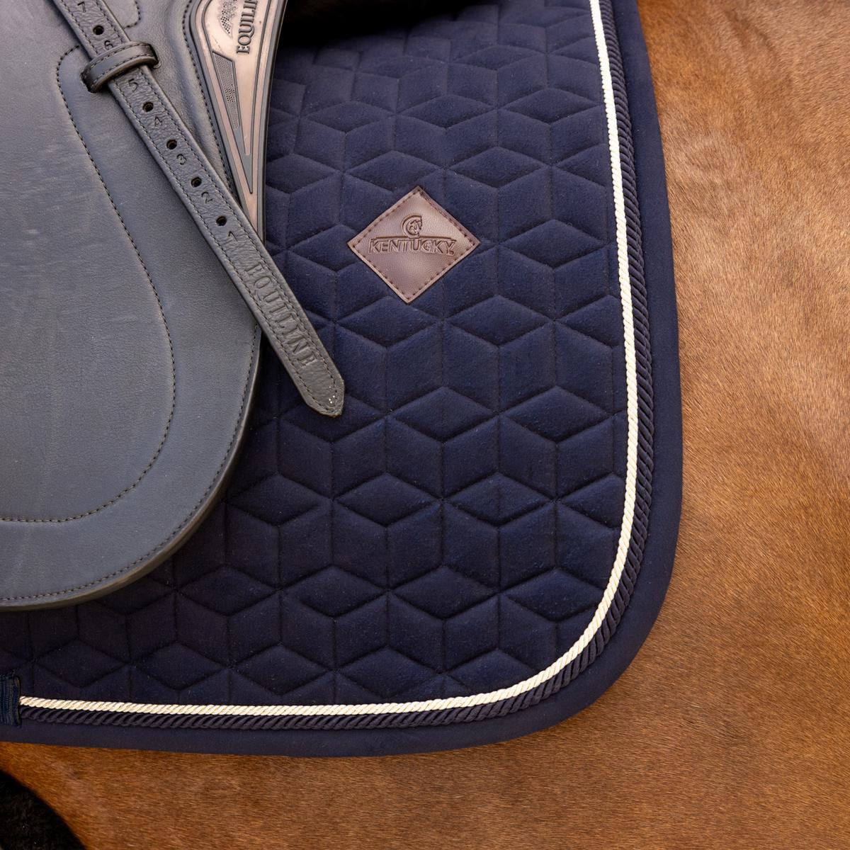 Kentucky Horsewear Saddle Pad Velvet Dressage - Kentucky Horsewear - Equiluxe Tack
