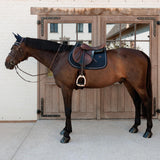 Kentucky Horsewear Saddle Pad Velvet Jumping - Dark Navy - Kentucky Horsewear - Equiluxe Tack