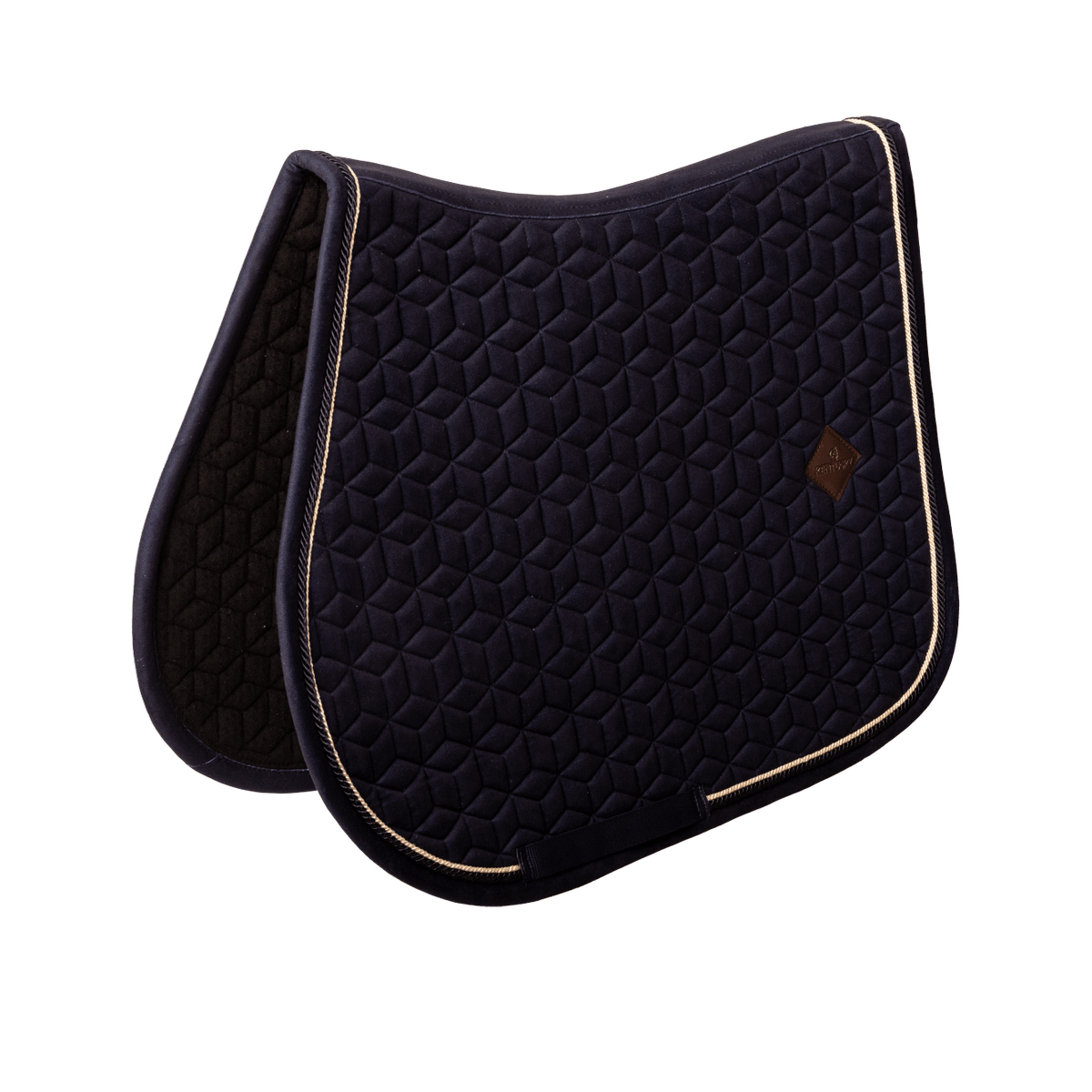 Kentucky Horsewear Saddle Pad Velvet Jumping - Dark Navy - Kentucky Horsewear - Equiluxe Tack