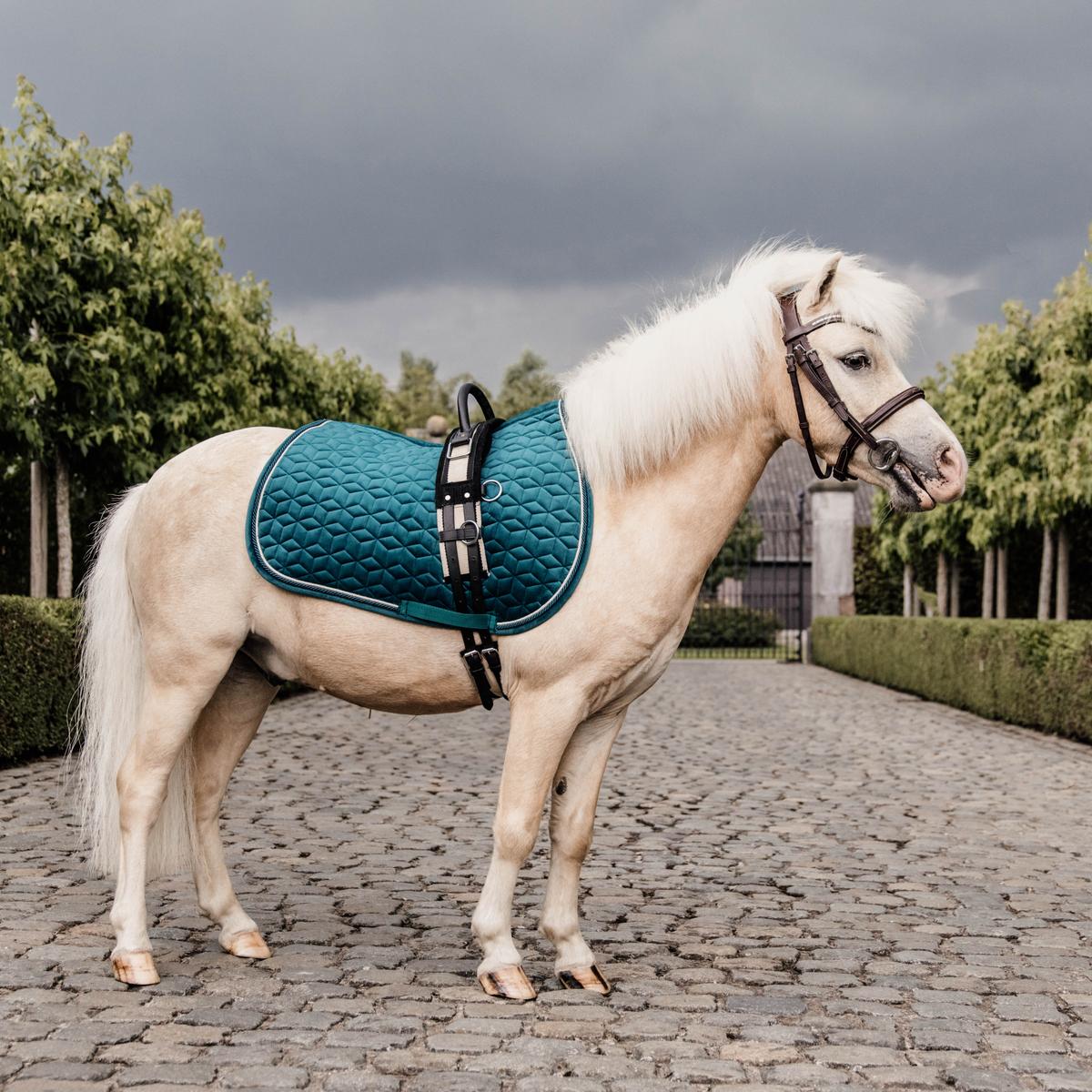 Kentucky Horsewear Saddle Pad Velvet Jumping - Emerald - Kentucky Horsewear - Equiluxe Tack