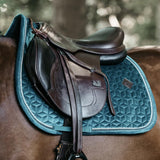 Kentucky Horsewear Saddle Pad Velvet Jumping - Emerald - Kentucky Horsewear - Equiluxe Tack