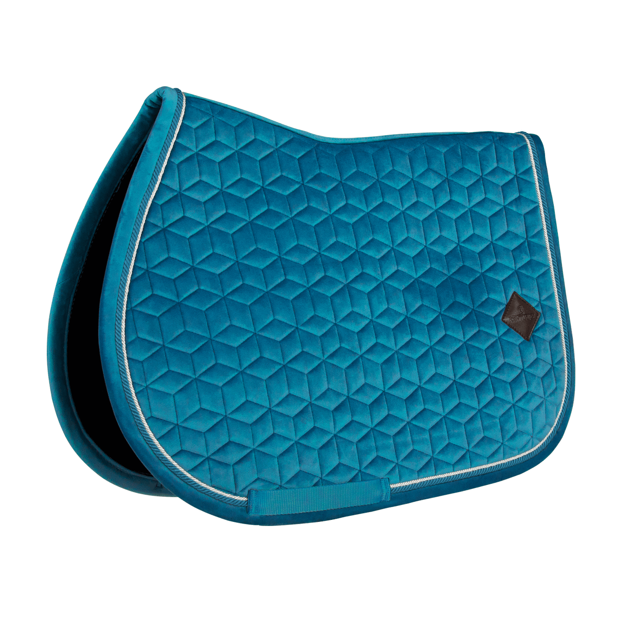 Kentucky Horsewear Saddle Pad Velvet Jumping - Emerald - Kentucky Horsewear - Equiluxe Tack