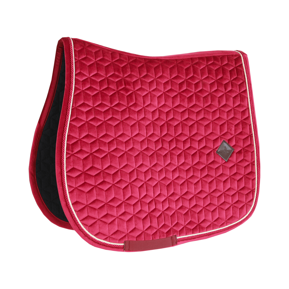 Kentucky Horsewear Saddle Pad Velvet Jumping - Fuchsia - Kentucky Horsewear - Equiluxe Tack