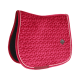 Kentucky Horsewear Saddle Pad Velvet Jumping - Fuchsia - Kentucky Horsewear - Equiluxe Tack