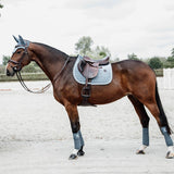 Kentucky Horsewear Saddle Pad Velvet Jumping - Light Blue - Kentucky Horsewear - Equiluxe Tack