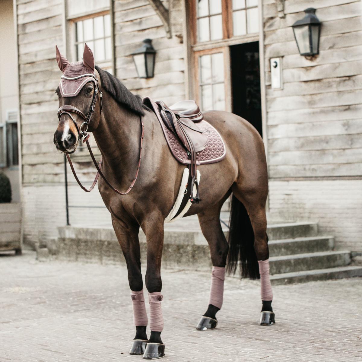 Kentucky Horsewear Saddle Pad Velvet Jumping - Light Purple - Kentucky Horsewear - Equiluxe Tack