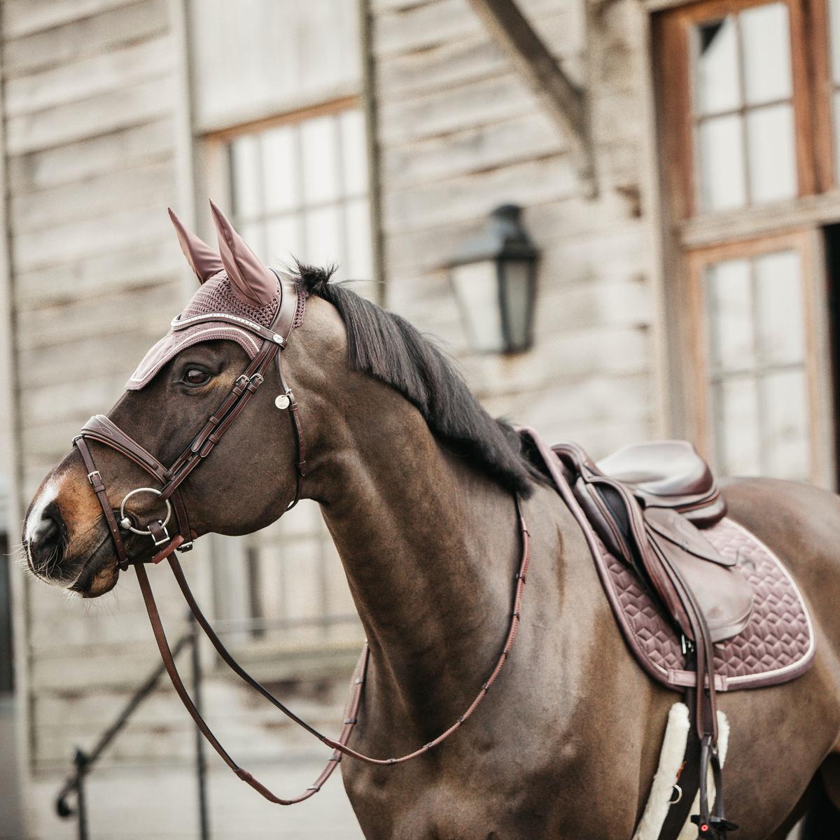 Kentucky Horsewear Saddle Pad Velvet Jumping - Light Purple - Kentucky Horsewear - Equiluxe Tack