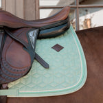 Kentucky Horsewear Saddle Pad Velvet Jumping - Mint - Kentucky Horsewear - Equiluxe Tack