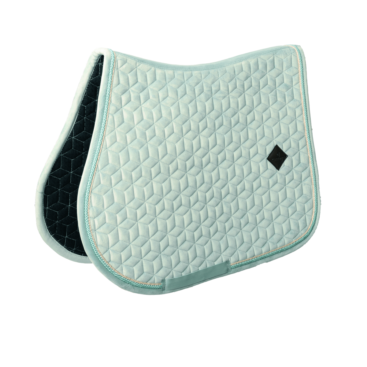 Kentucky Horsewear Saddle Pad Velvet Jumping - Mint - Kentucky Horsewear - Equiluxe Tack