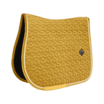 Kentucky Horsewear Saddle Pad Velvet Jumping - Mustard - Kentucky Horsewear - Equiluxe Tack