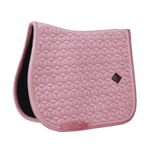 Kentucky Horsewear Saddle Pad Velvet Jumping - Old Rose - Kentucky Horsewear - Equiluxe Tack