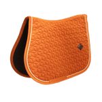 Kentucky Horsewear Saddle Pad Velvet Jumping - Orange - Kentucky Horsewear - Equiluxe Tack