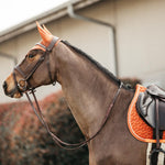 Kentucky Horsewear Saddle Pad Velvet Jumping - Orange - Kentucky Horsewear - Equiluxe Tack