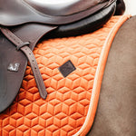 Kentucky Horsewear Saddle Pad Velvet Jumping - Orange - Kentucky Horsewear - Equiluxe Tack