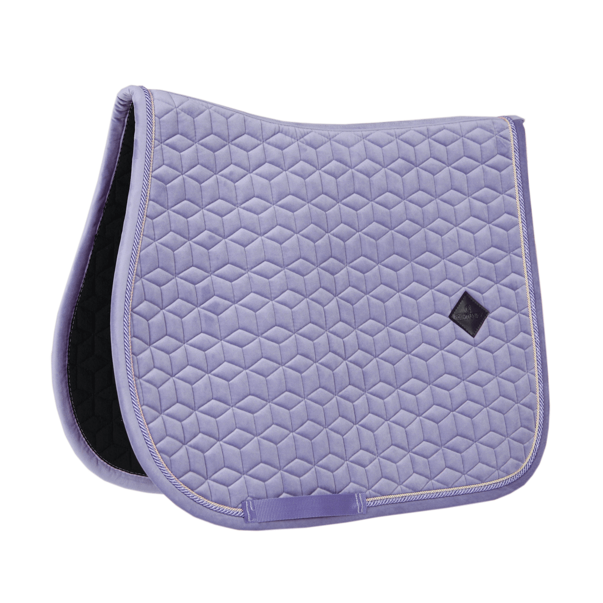 Kentucky Horsewear Saddle Pad Velvet Jumping - Purple - Kentucky Horsewear - Equiluxe Tack