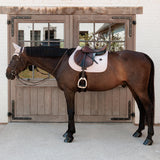 Kentucky Horsewear Saddle Pad Velvet Jumping - Soft Rose - Kentucky Horsewear - Equiluxe Tack