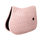 Kentucky Horsewear Saddle Pad Velvet Jumping - Soft Rose - Kentucky Horsewear - Equiluxe Tack